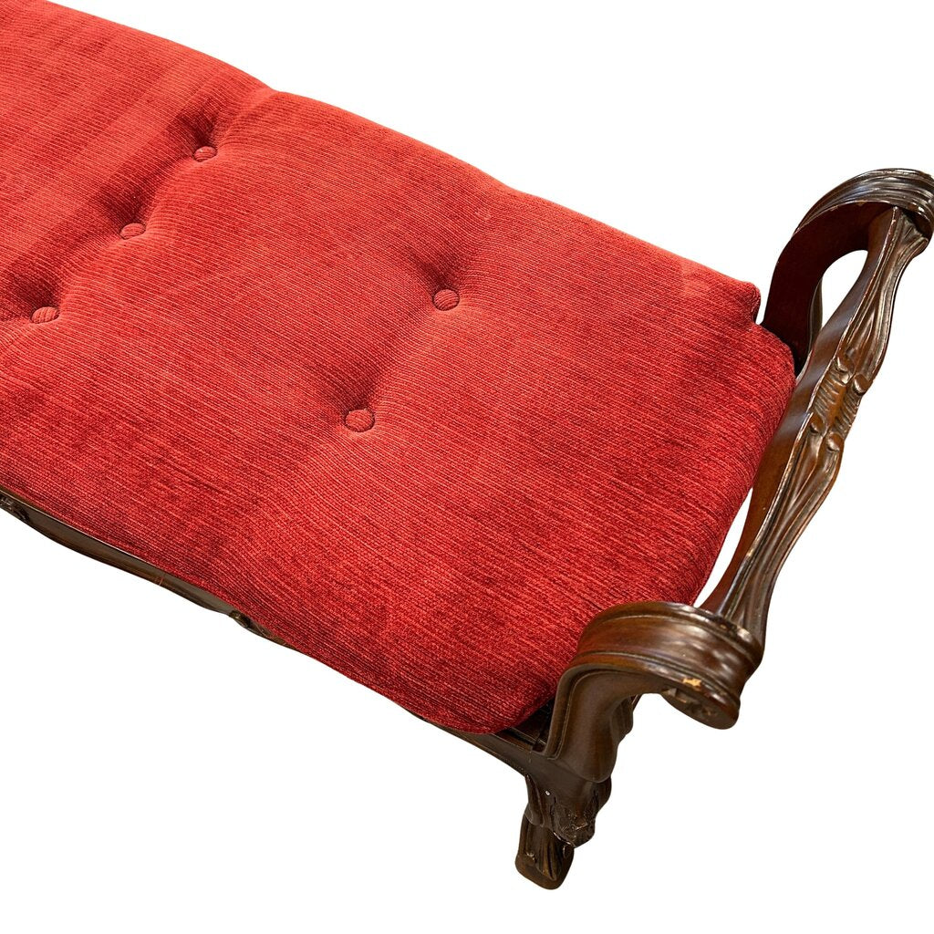 BD Wood & Velvet Bench