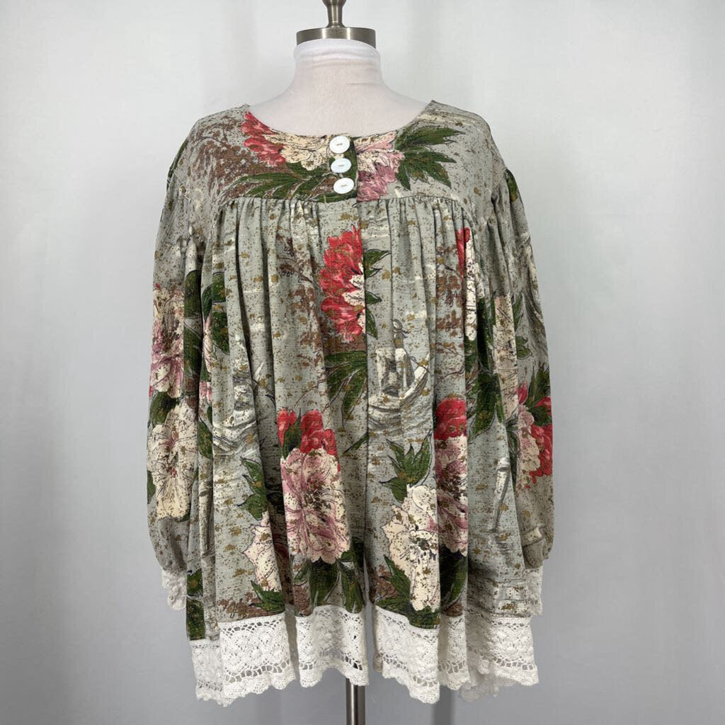 Heirlooms L/s Floral Jacket
