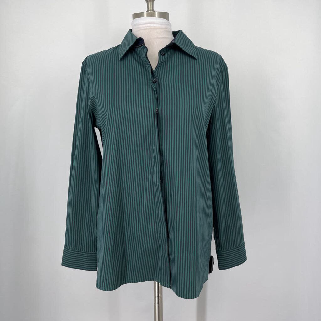 Lafayette 148 L/s Striped Shirt