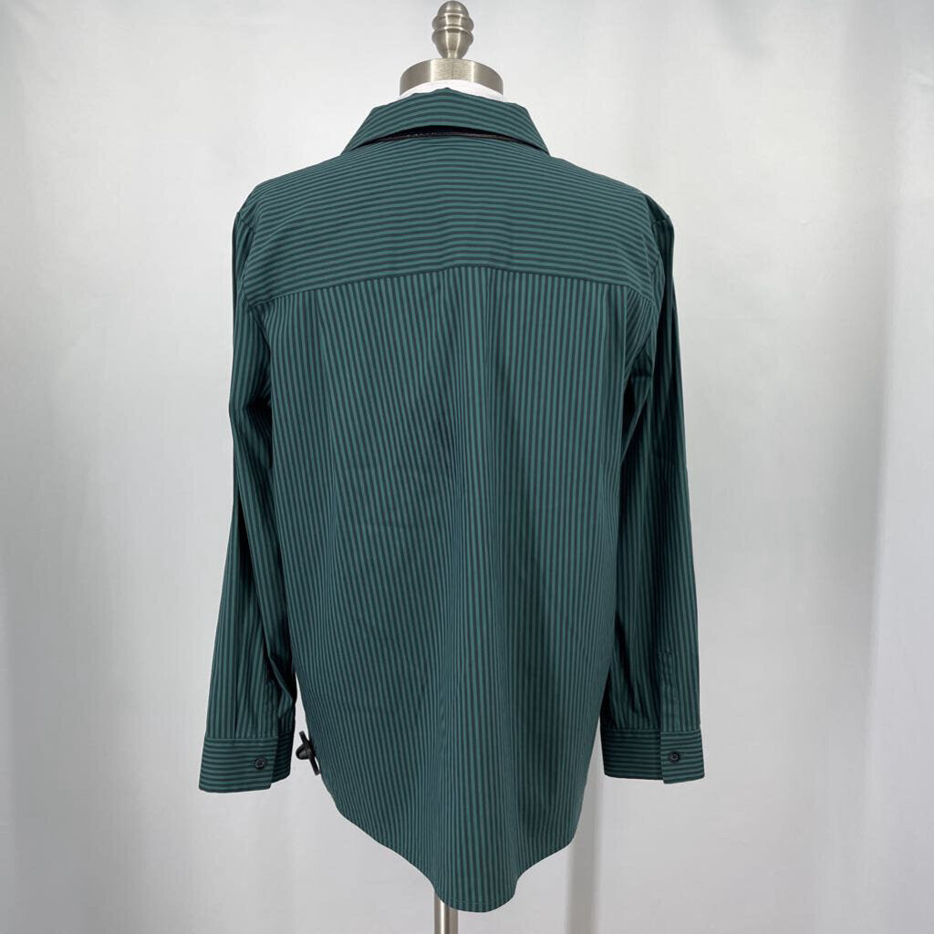 Lafayette 148 L/s Striped Shirt