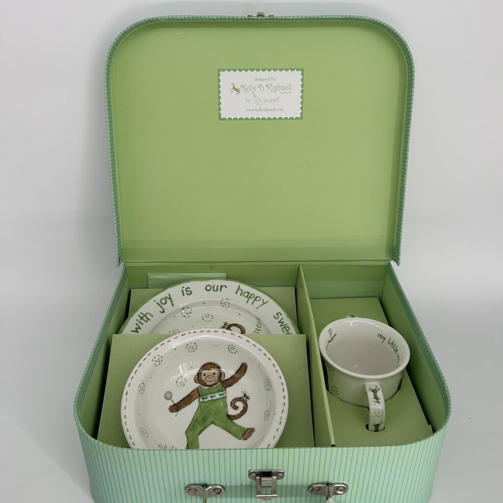 Monkey Ceramic Dish Set