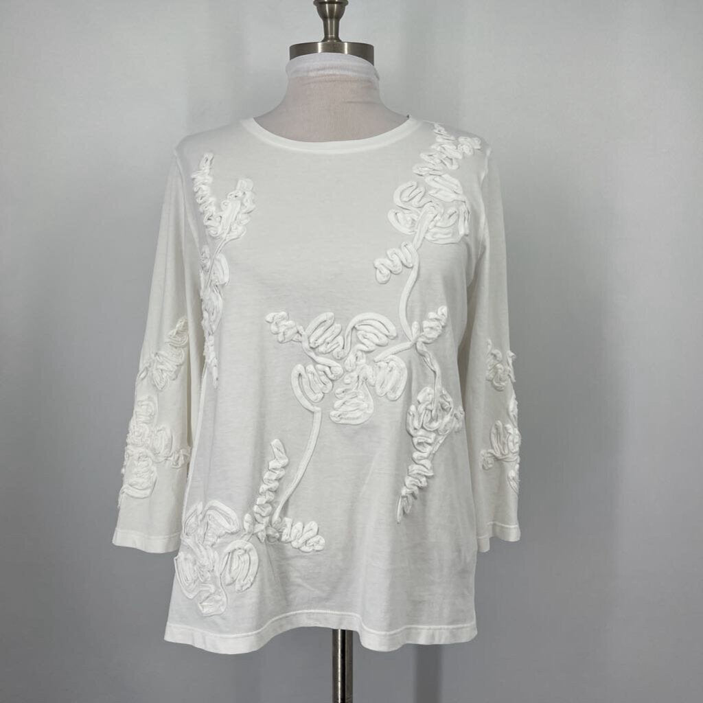 Chicos 3/4 Slv Shirt