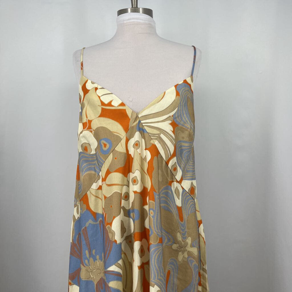 BR Floral Halter Maxi Dress