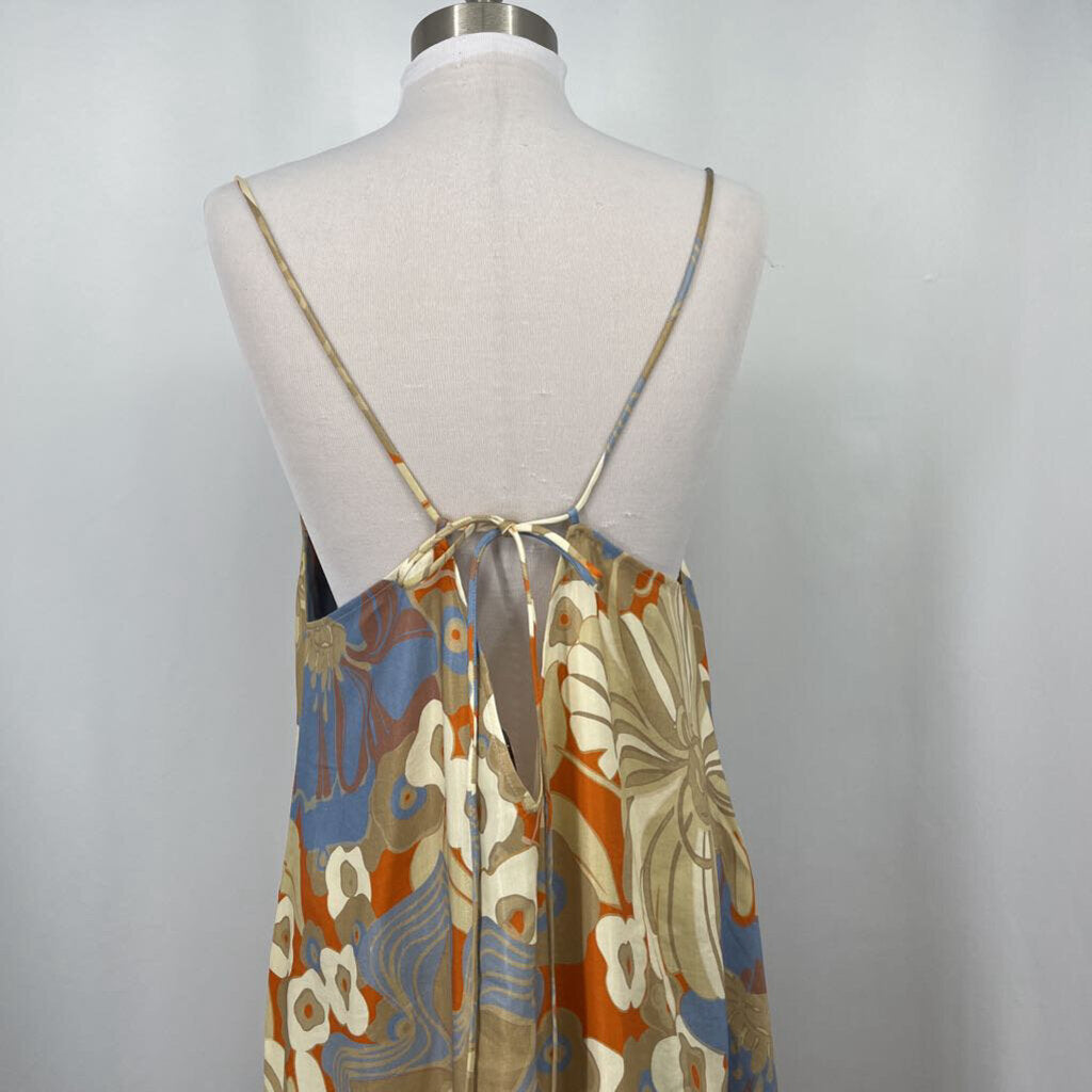 BR Floral Halter Maxi Dress