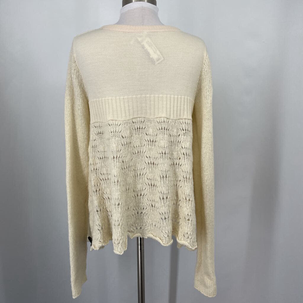 FP L/s Lace Trim Cardigan