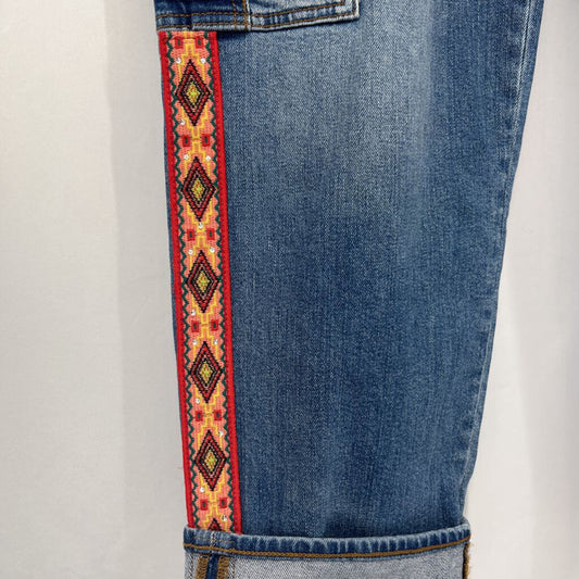 Johnny Was High Rise Cargo Jeans