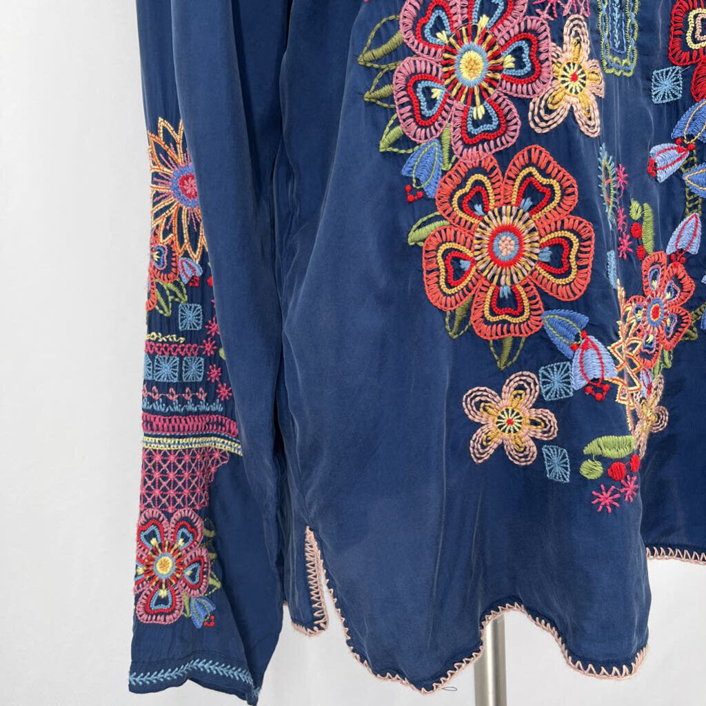 Johnny Was L/s floral Shirt