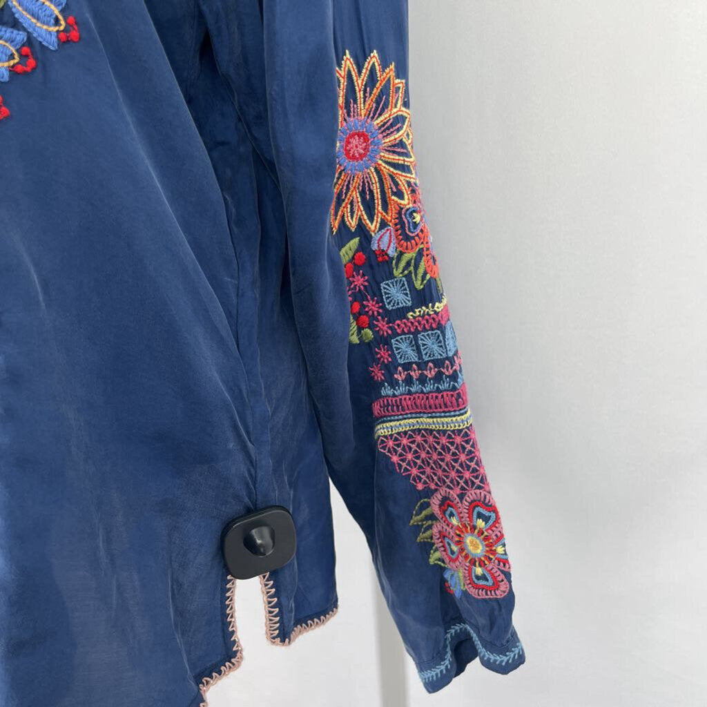 Johnny Was L/s floral Shirt