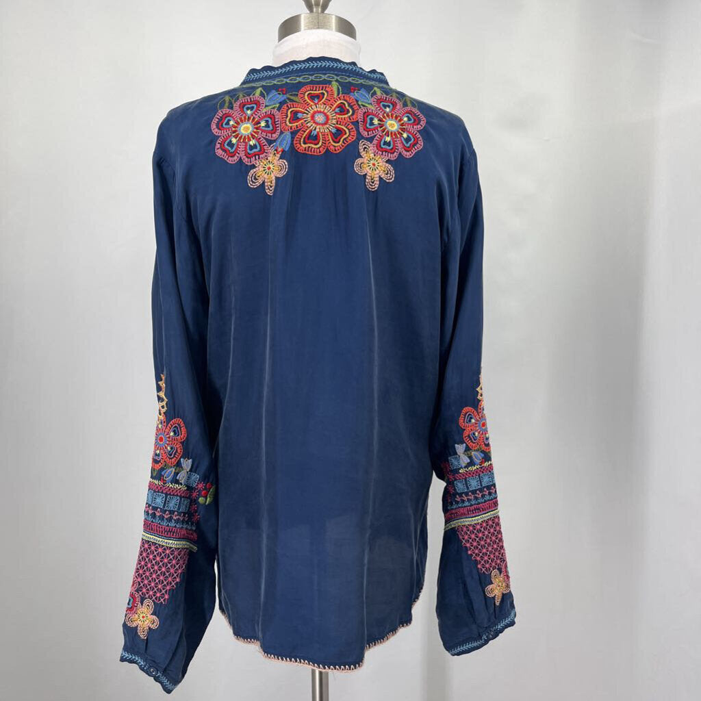 Johnny Was L/s floral Shirt