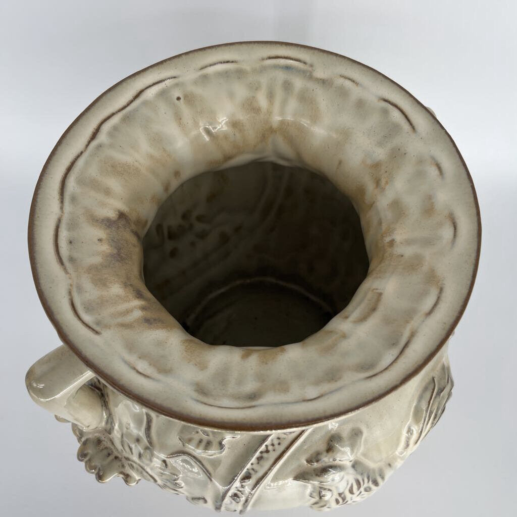Ornate Ceramic Rooster Vase