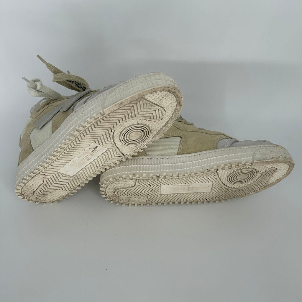 Off White High Top Sneakers