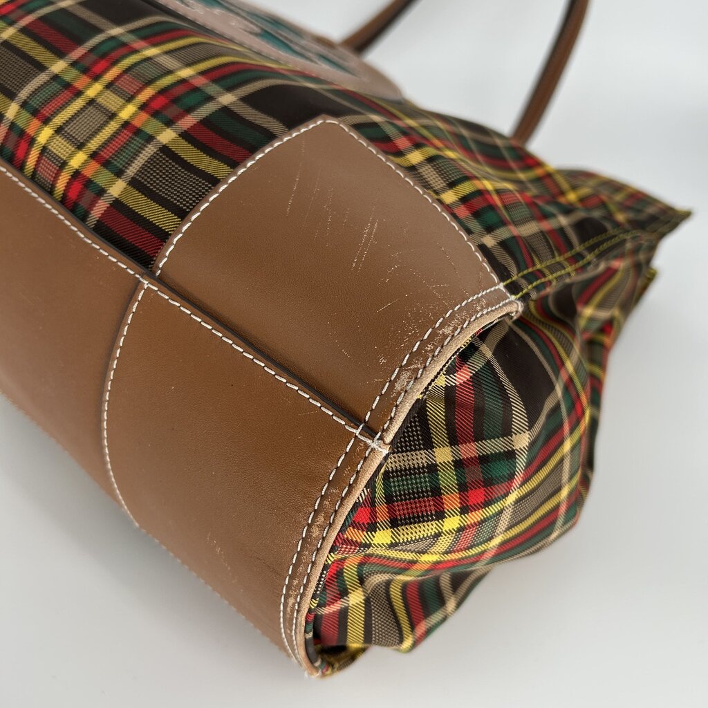 Tory Burch Plaid Tote