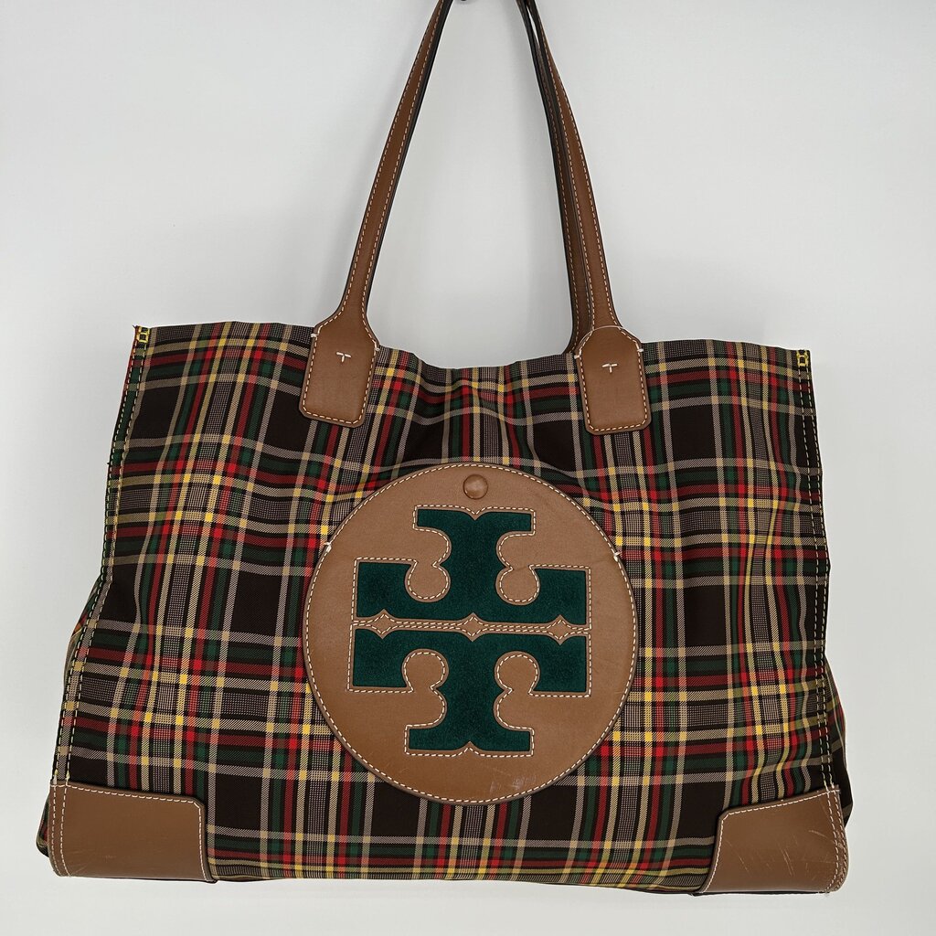Tory Burch Plaid Tote