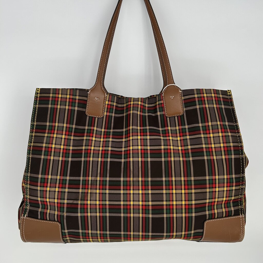 Tory Burch Plaid Tote