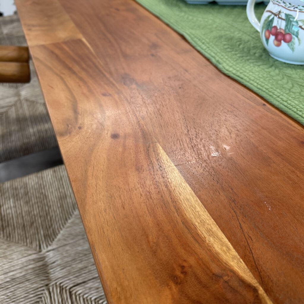 CB2 Wood Dining Table
