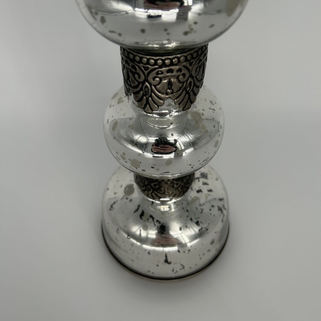 PB Mercury Glass Candle Holder