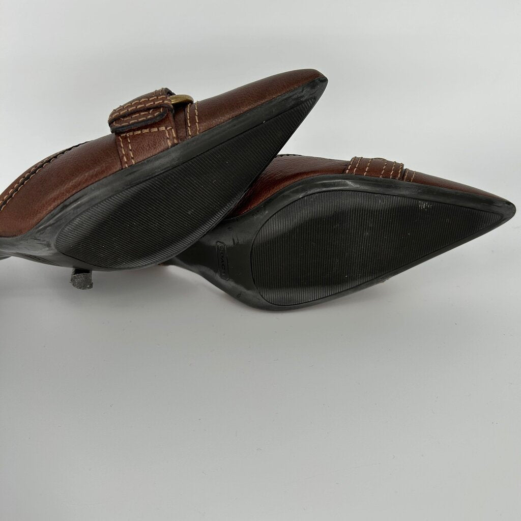 Coach Leather Heel
