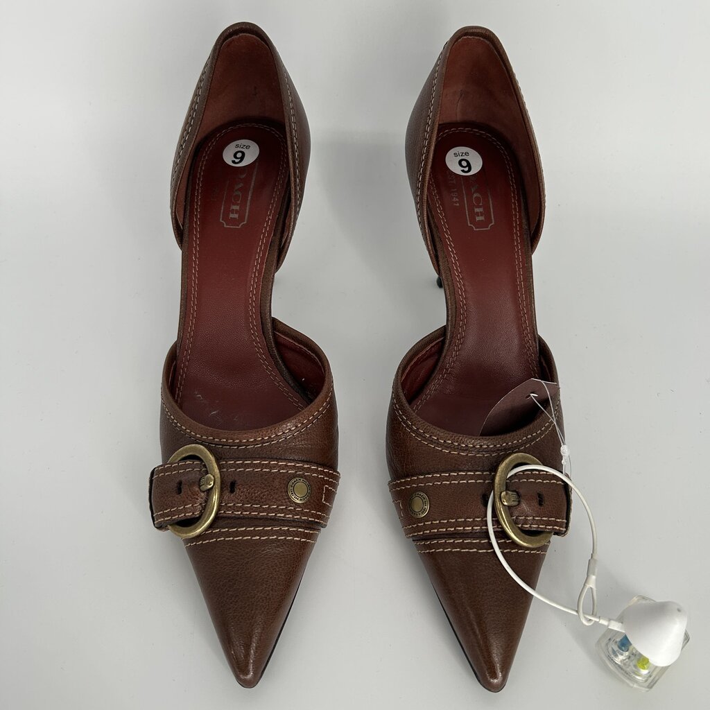 Coach Leather Heel