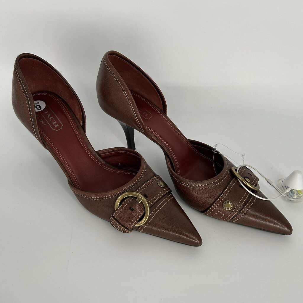 Coach Leather Heel