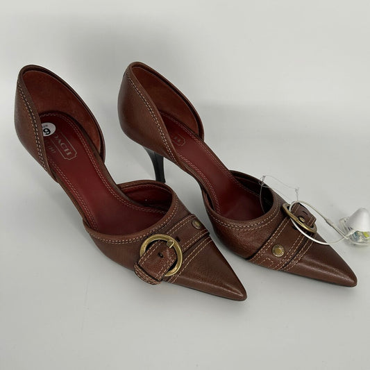 Coach Leather Heel
