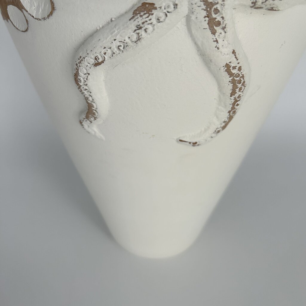 Wooden Squid Vase