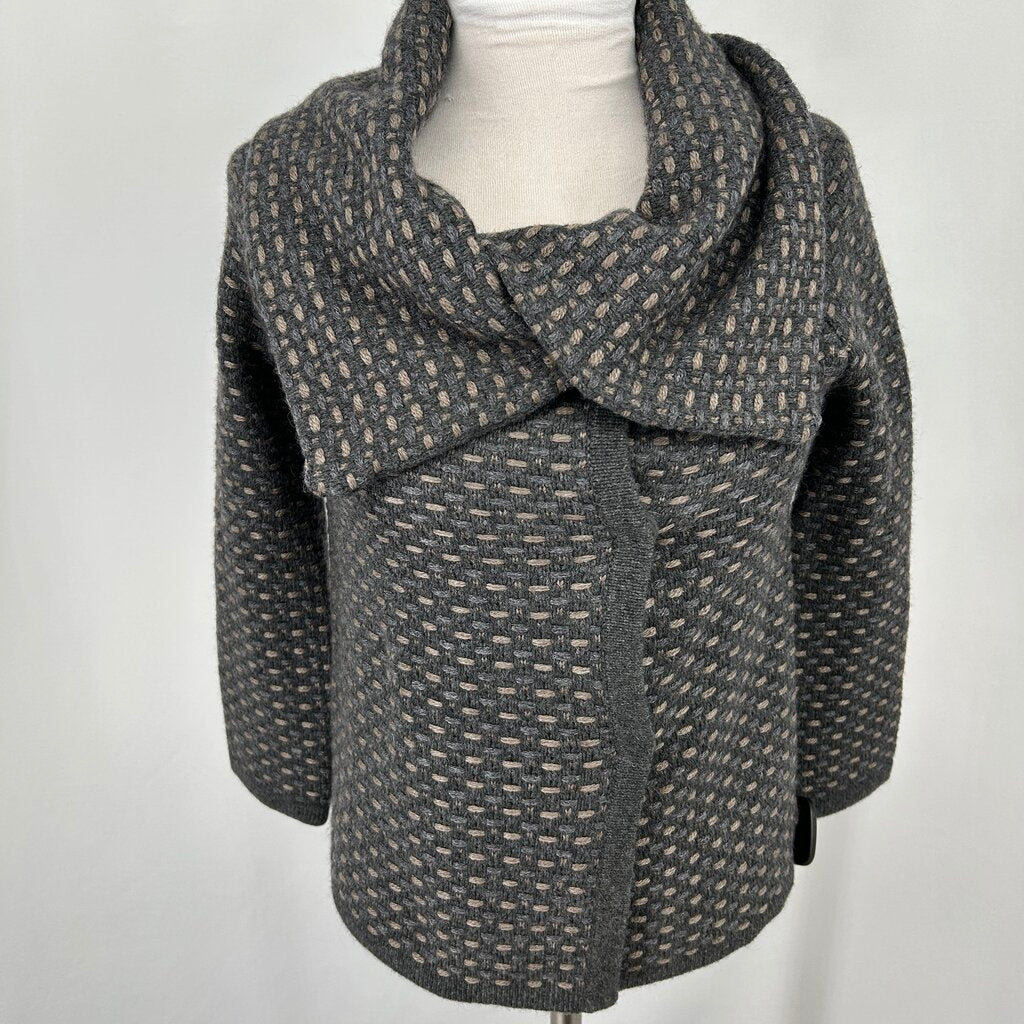 BR 3/4 Slv Knit Crop Jacket