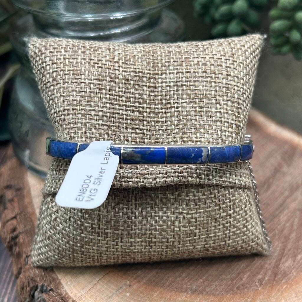VtG Silver Lapis Cuff