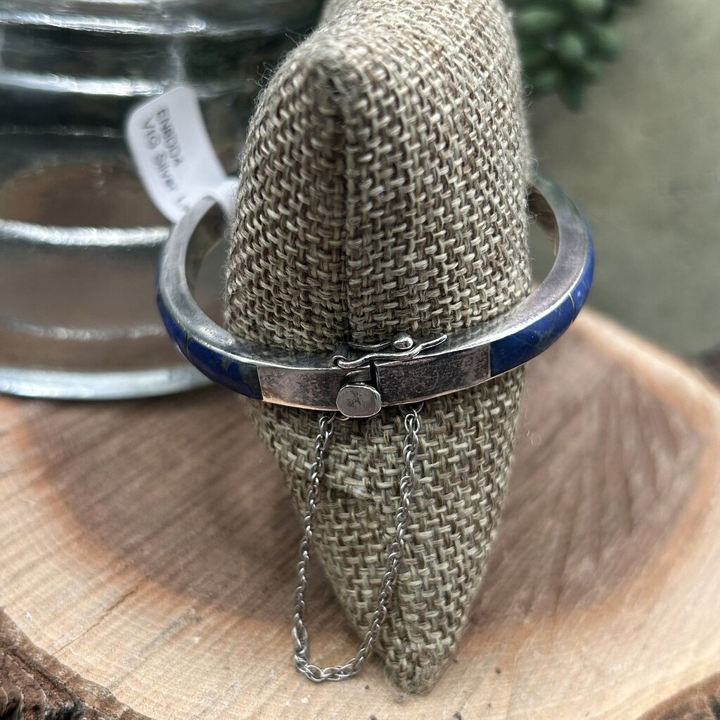 VtG Silver Lapis Cuff