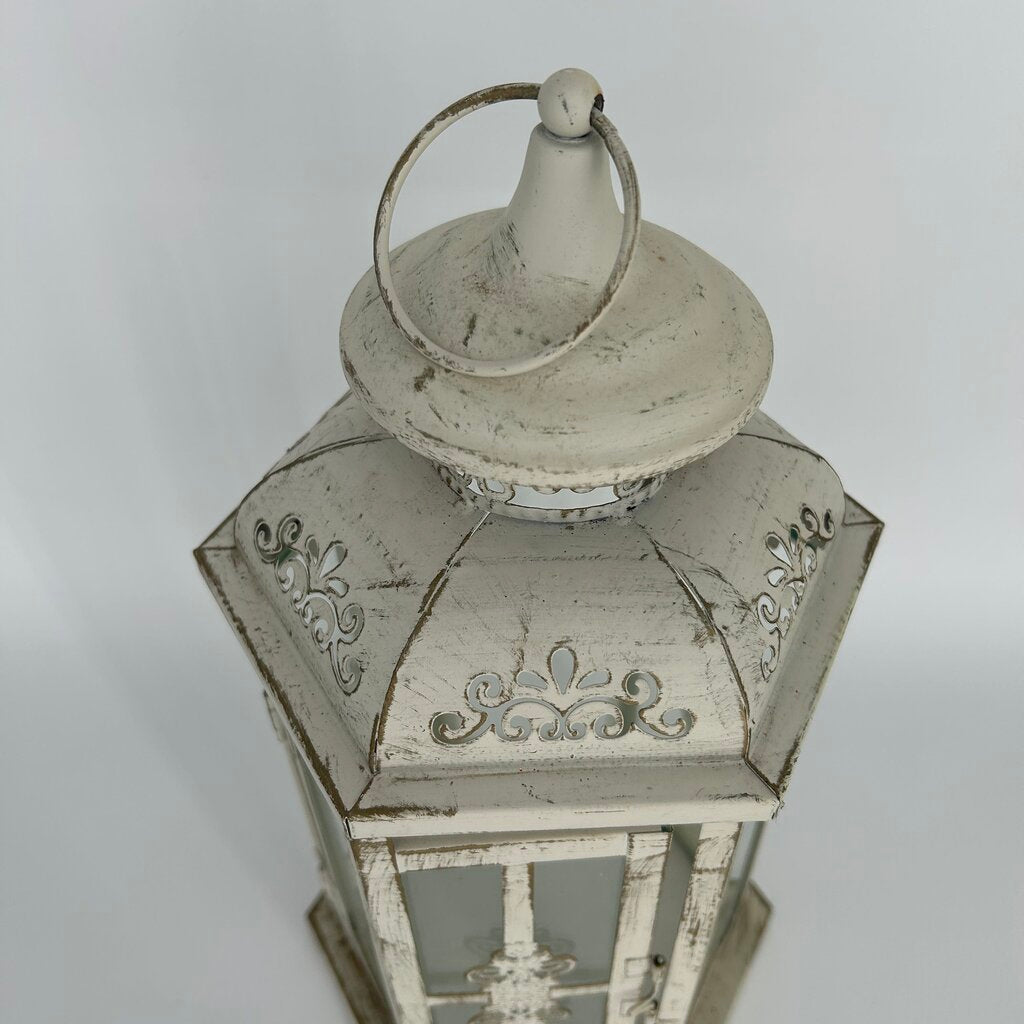 Metal Distressed Lantern