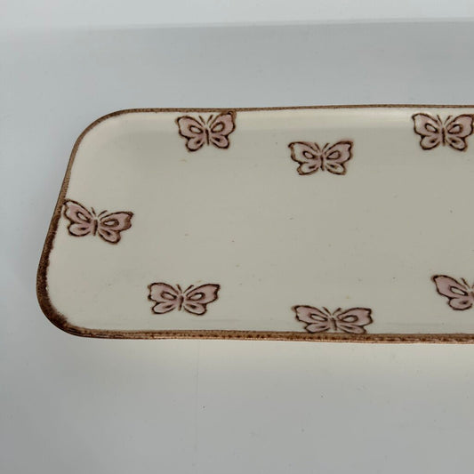 Ceramic Butterfly Tray