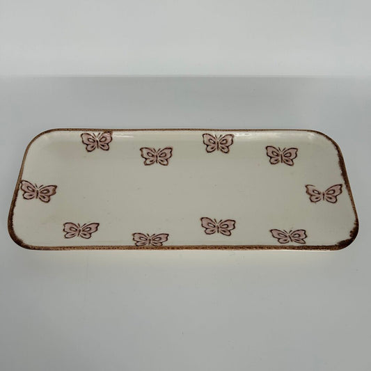 Ceramic Butterfly Tray