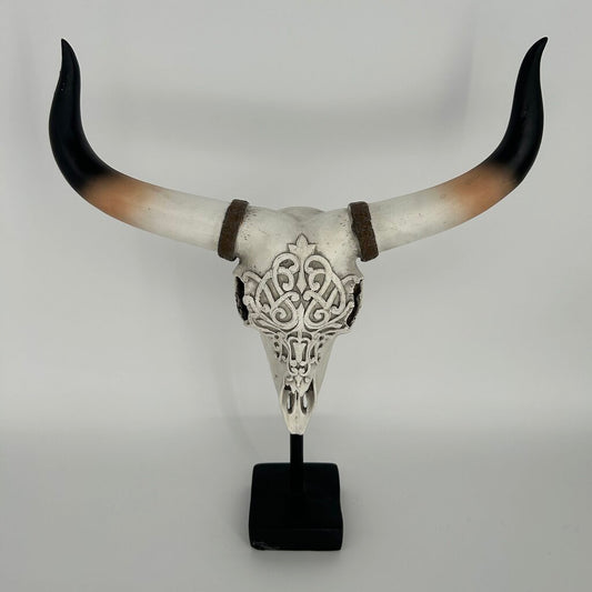 Resin Skull on Stand