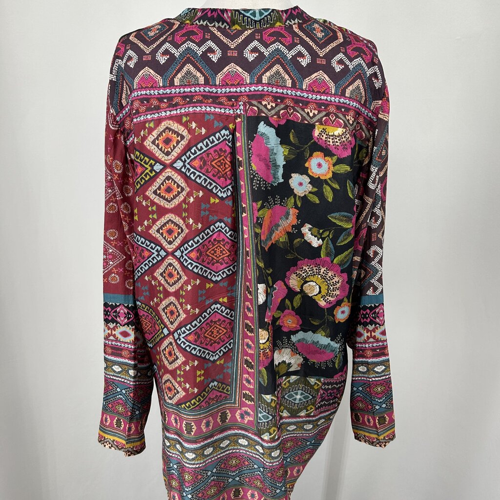 Johnny Was L/s Silk Shirt