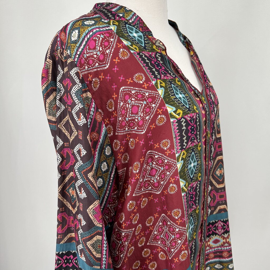 Johnny Was L/s Silk Shirt