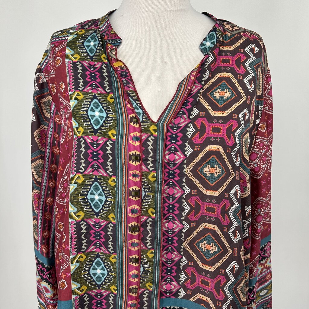 Johnny Was L/s Silk Shirt