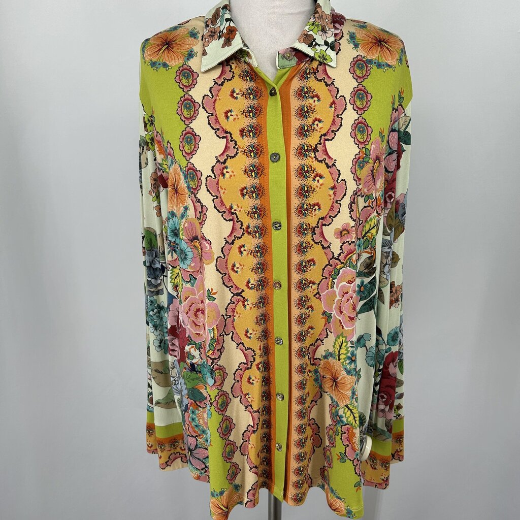 Johnny Was L/s Floral Shirt
