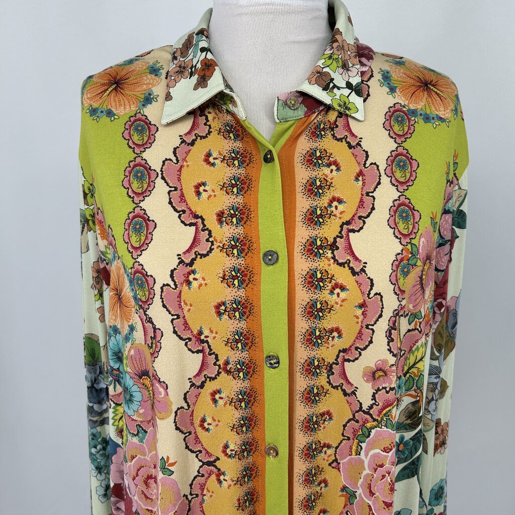 Johnny Was L/s Floral Shirt
