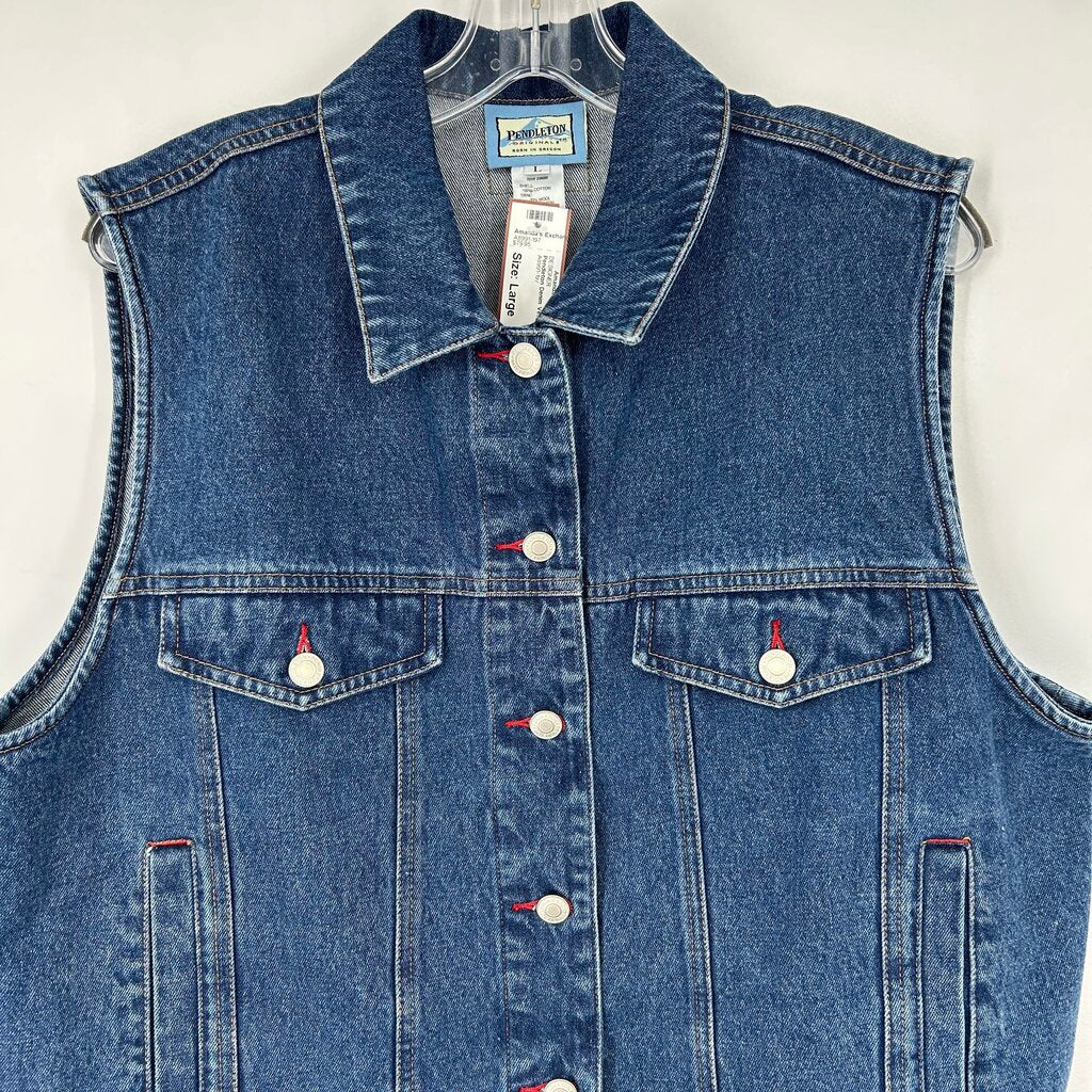 Pendleton Denim Vest