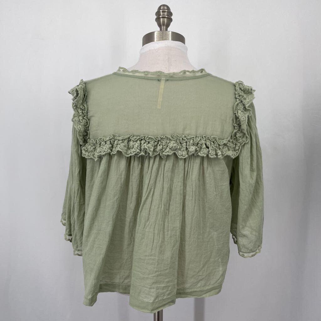 Free People Crop Shirt