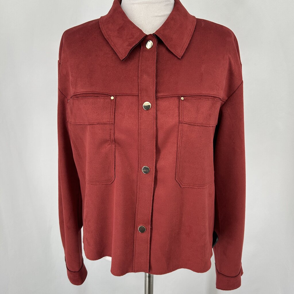 Philosophy Faux Suede Jacket