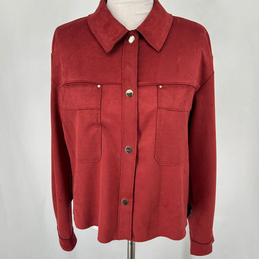 Philosophy Faux Suede Jacket