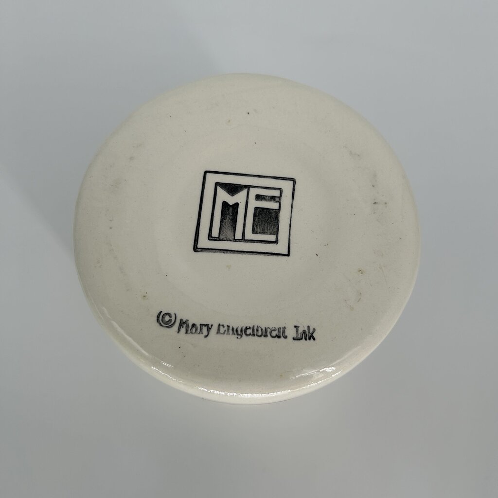 Checked Stripe Fruit Canister