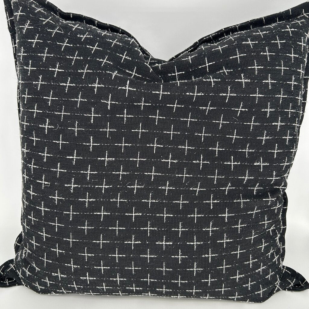 Cross Stitched Pattern Pillow