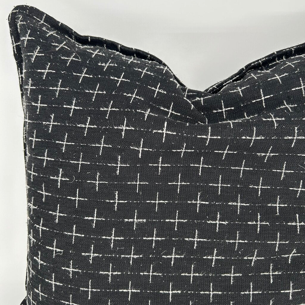 Cross Stitched Pattern Pillow