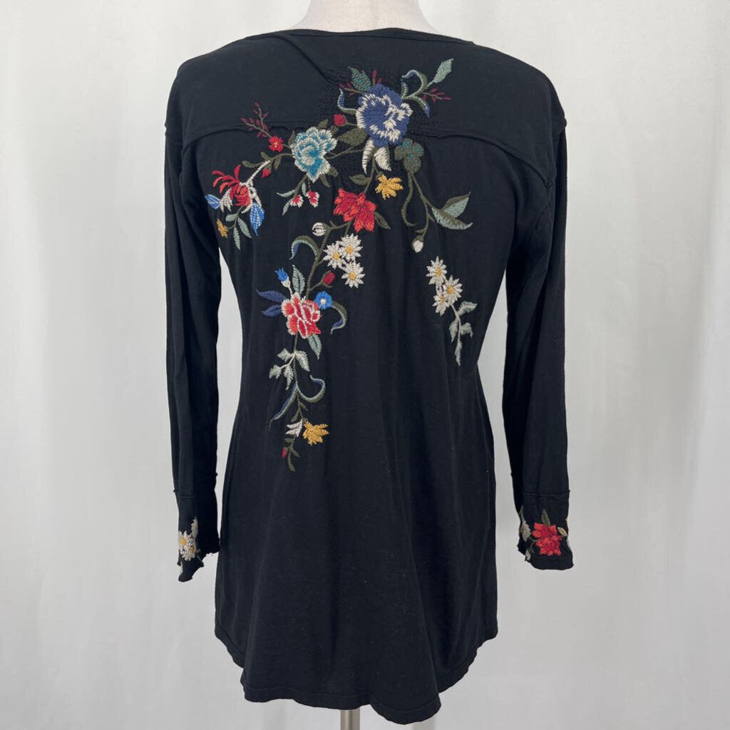 Johnny Was L/s Embroidered Shirt