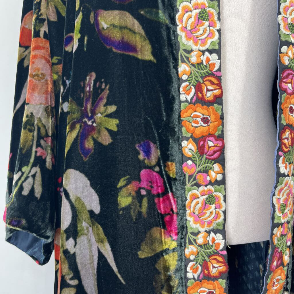 Johnny Was Velvet Kimono