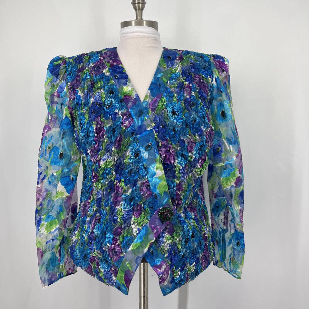 Patra Floral Textured Jacket