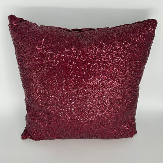 Sequin Front Throw Pillow