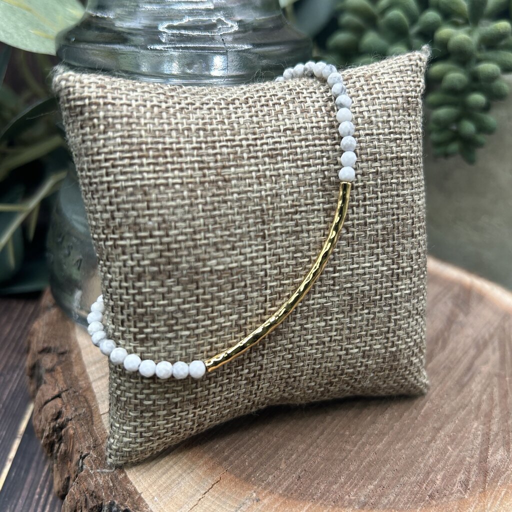 Gorjana Power Howlite Gem Bracelet