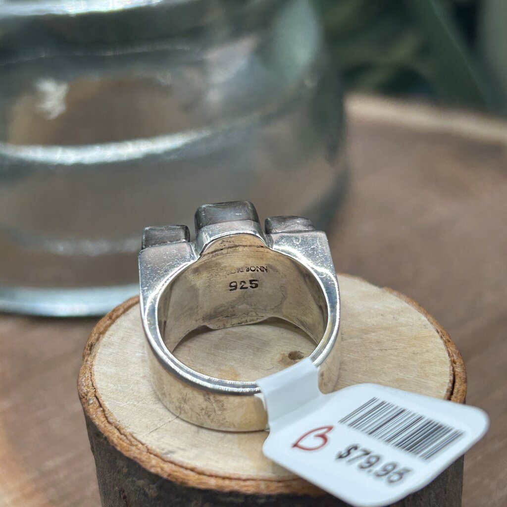 Lori Bone Sterling Gemstone Ring